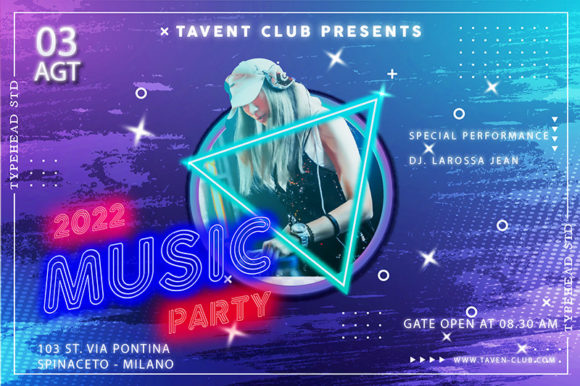 Neon Quebec Font PNG with transparent background - Preview 1