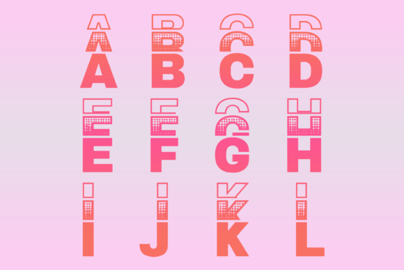Pale Font PNG with transparent background - Preview 1