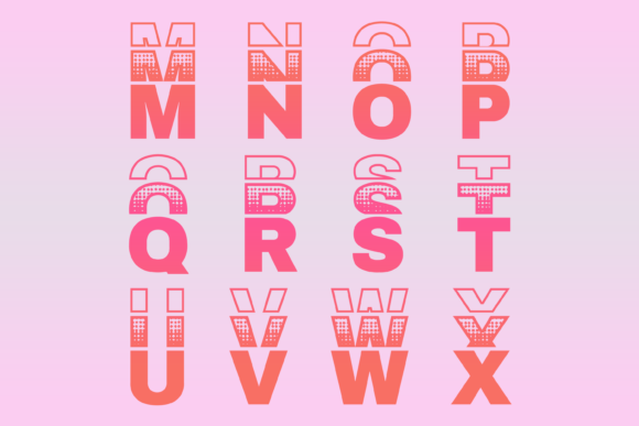 Pale Font PNG with transparent background - Preview 2