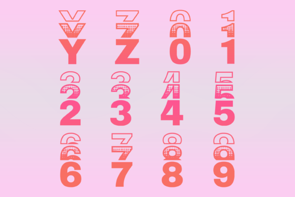 Pale Font PNG with transparent background - Preview 3