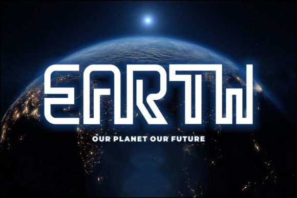 Planet Adventure Font font preview - 3