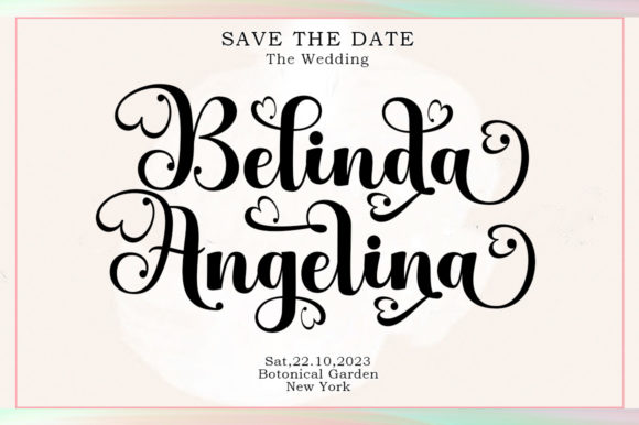 Rafting Script Font PNG with transparent background - Preview 5