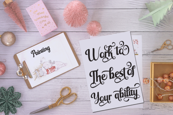 Sintia Sattia Font PNG with transparent background - Preview 5
