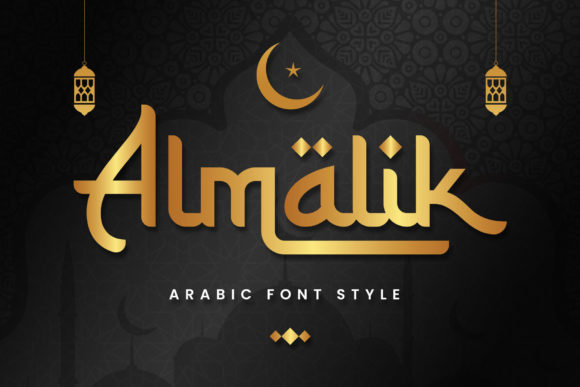 Almalik Font by Arterfak Project · Creative Fabrica font preview