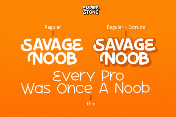 Empire Stone Font - Preview 5