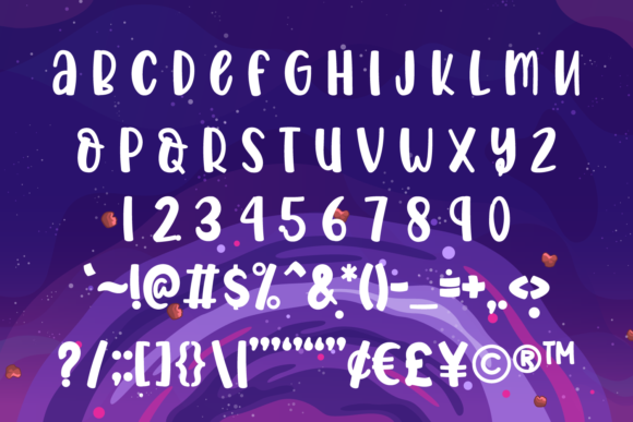 Galaxy Font - Preview 1