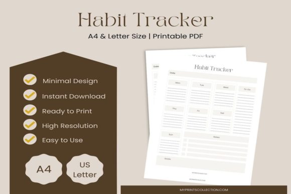 Habit Tracker Printable