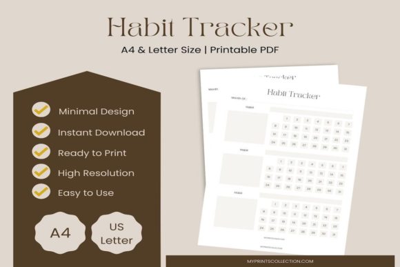 Habit Tracker Printable - Printable
