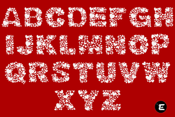 Heart Font - Preview 1