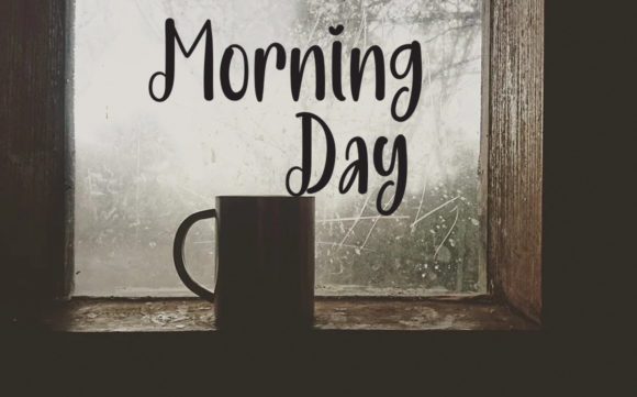 Hello MorningAC Font PNG with transparent background - Preview 3