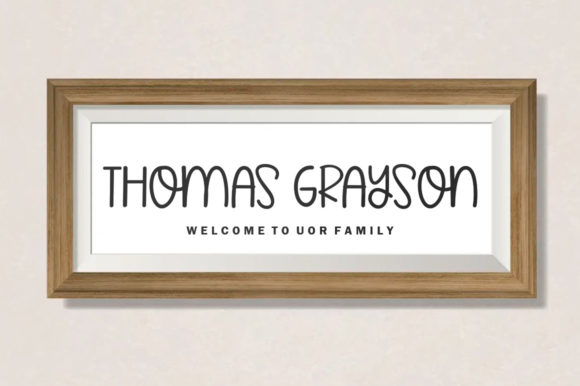 Joyful Magnolia Duo Font PNG with transparent background - Preview 1