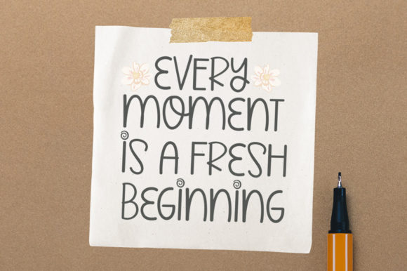 Joyful Magnolia Duo Font PNG with transparent background - Preview 5