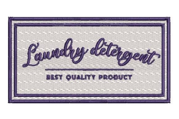 Laundry Detergent Label