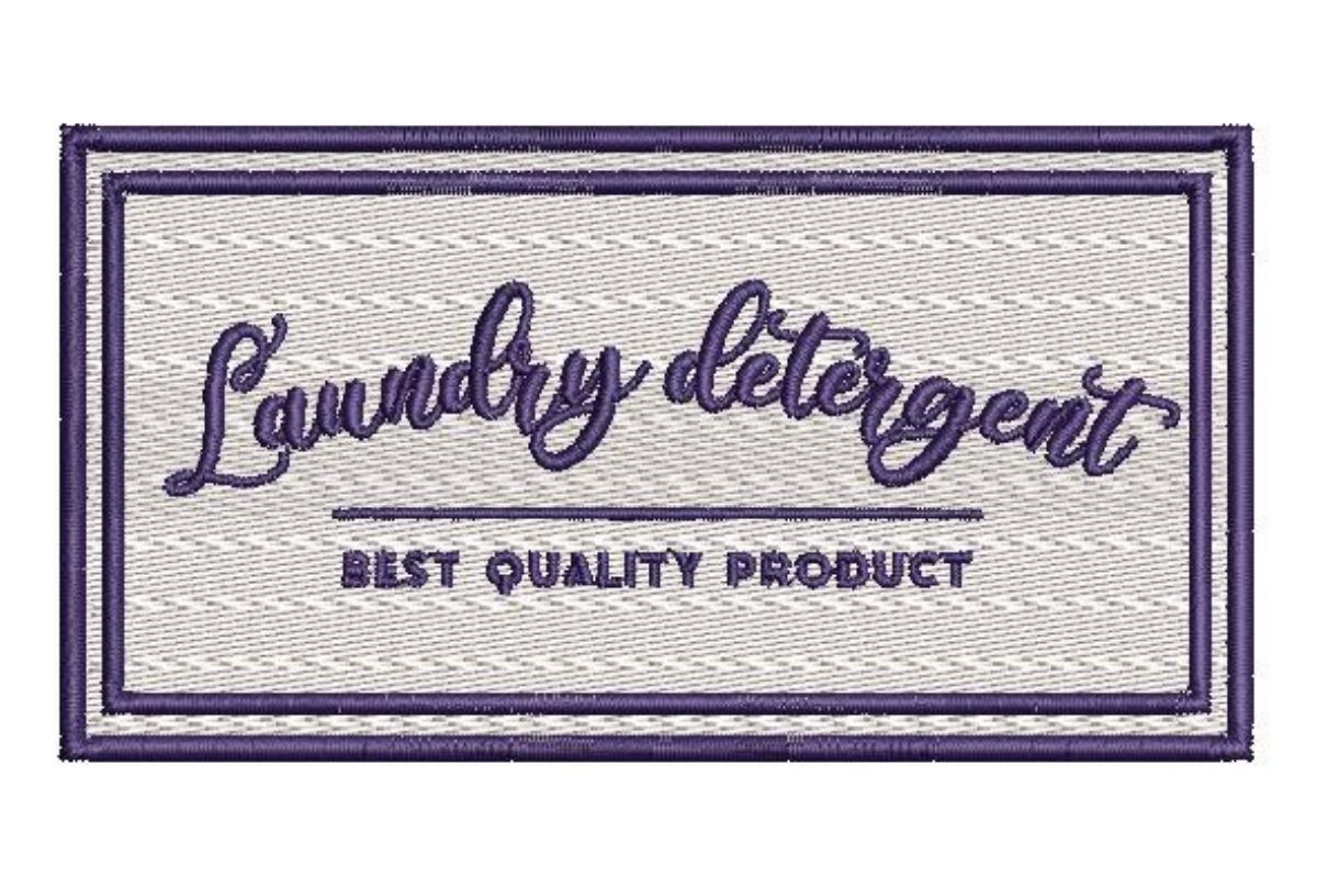 Laundry Detergent Label