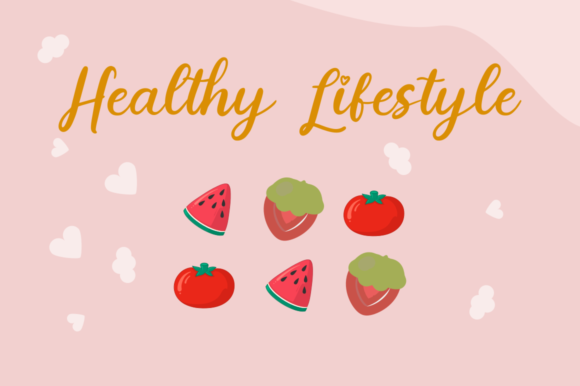 Lovely Magnolia Font PNG with transparent background - Preview 5