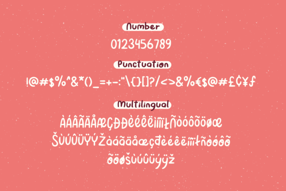 Lucky You Font PNG with transparent background - Preview 3