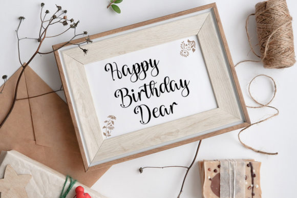 Madisya Script Font PNG with transparent background - Preview 3