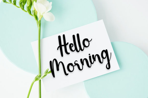 Mimosa Font PNG with transparent background - Preview 1