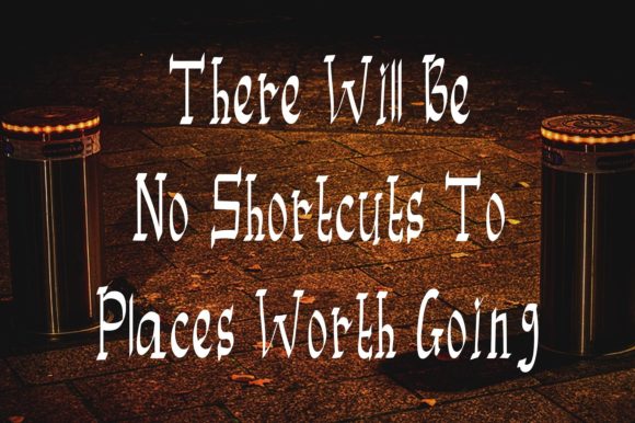 Night Walk Font PNG with transparent background - Preview 2