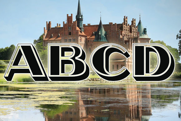 Odense Font PNG with transparent background - Preview 1