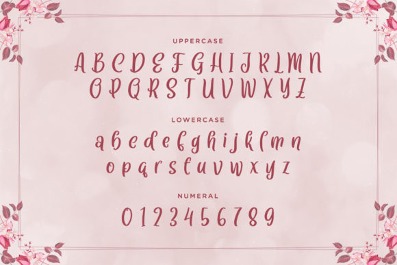 Pinasta Font PNG with transparent background - Preview 1
