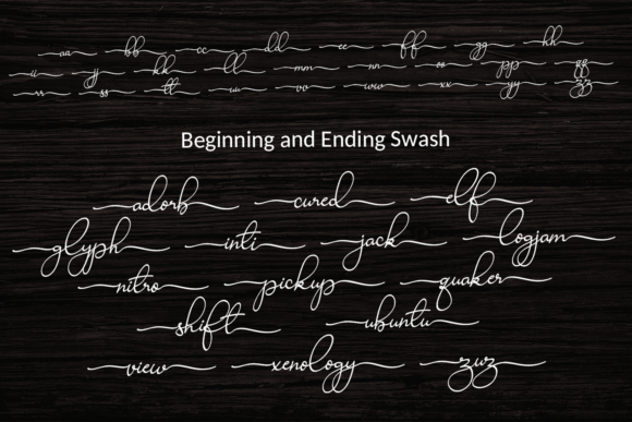 Ravishing Solidago Font font preview - 3