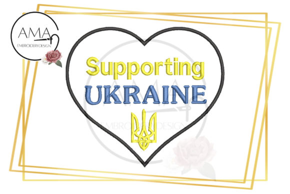 Supporting Ukraine Heart