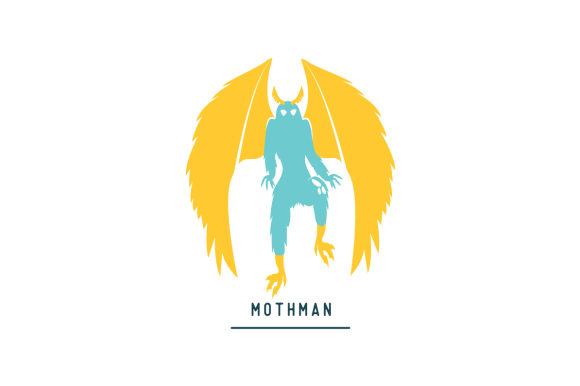 Cryptid Mothman Diseños y Dibujos Archivo de Corte de Manualidades Por Creative Fabrica Crafts