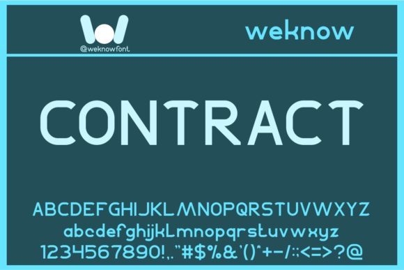 Agreement Font - Preview 1