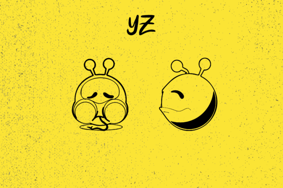 Aliens Emojis Font - Preview 4