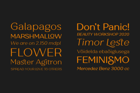 Antario Font - Preview 1