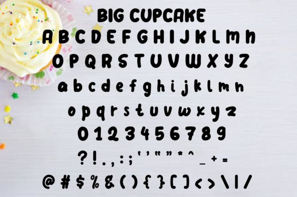 Big Cupcake Font - Preview 4