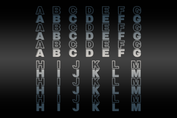 Blurry Font - Preview 1
