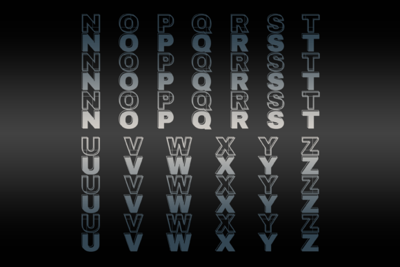 Blurry Font - Preview 2