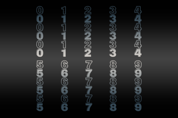 Blurry Font - Preview 3
