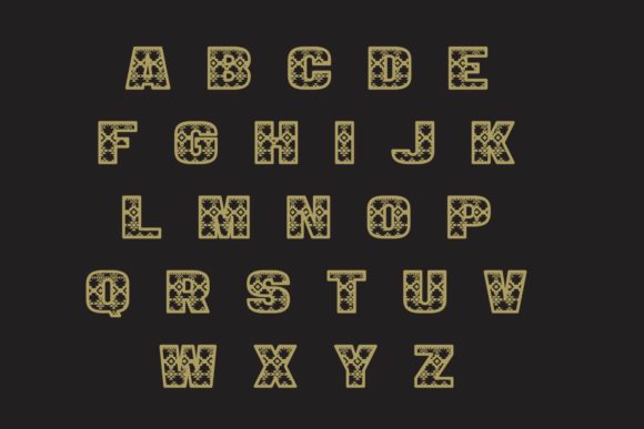 Boho Aztec Font - Preview 1