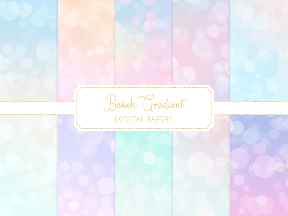 Bokeh Pastel Gradient Background Texture