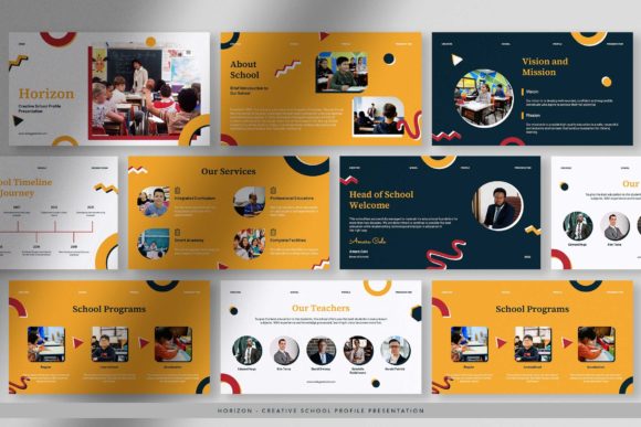 Colorful School Profile Presentation