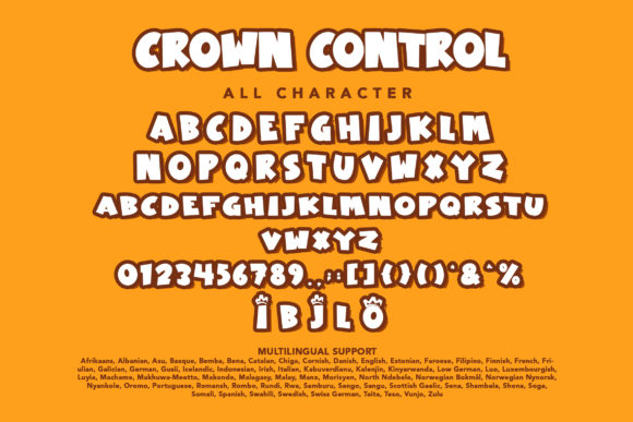 Crown Control Font - Preview 6