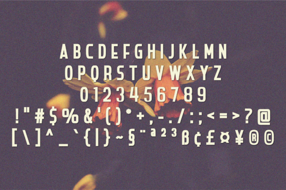 Lunobeam Font PNG with transparent background - Preview 1