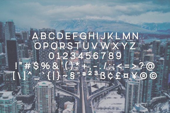 Metronoum Font PNG with transparent background - Preview 1
