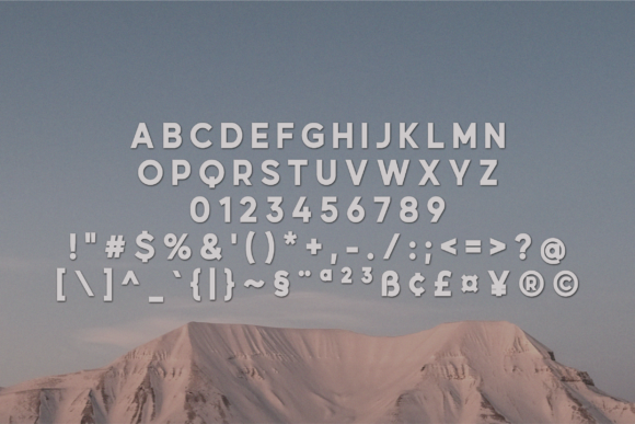 Modebold Font PNG with transparent background - Preview 1