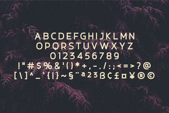 Molsean Font PNG with transparent background - Preview 1