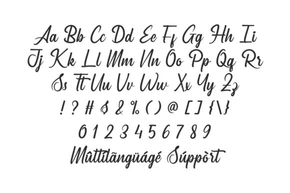 Parsley Sauce Font PNG with transparent background - Preview 2