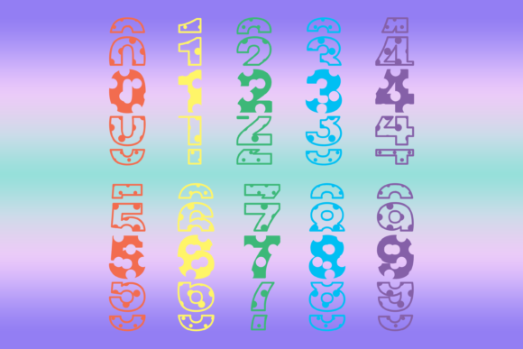 Polky Font PNG with transparent background - Preview 3