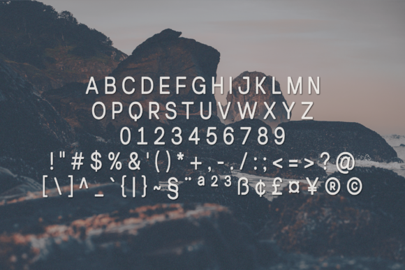 Protesk Font PNG with transparent background - Preview 1