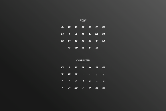Rengcer Font PNG with transparent background - Preview 2