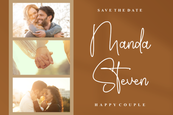 Ronssita Font PNG with transparent background - Preview 5