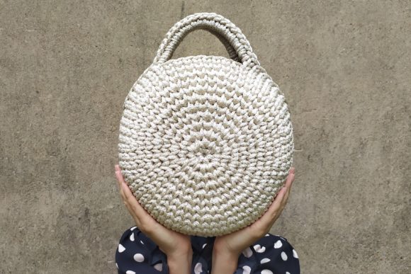Round Bag Purse Handbag