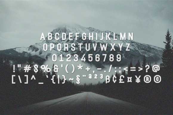 Routeks Font PNG with transparent background - Preview 1